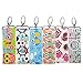 Lip Balm Essential Oils Holder Carrier Clip-Set Of 6 Key Chains (Owl Mix)