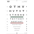 HOTV Ophthometric Chart with Red/Geen Lines 10 Ft