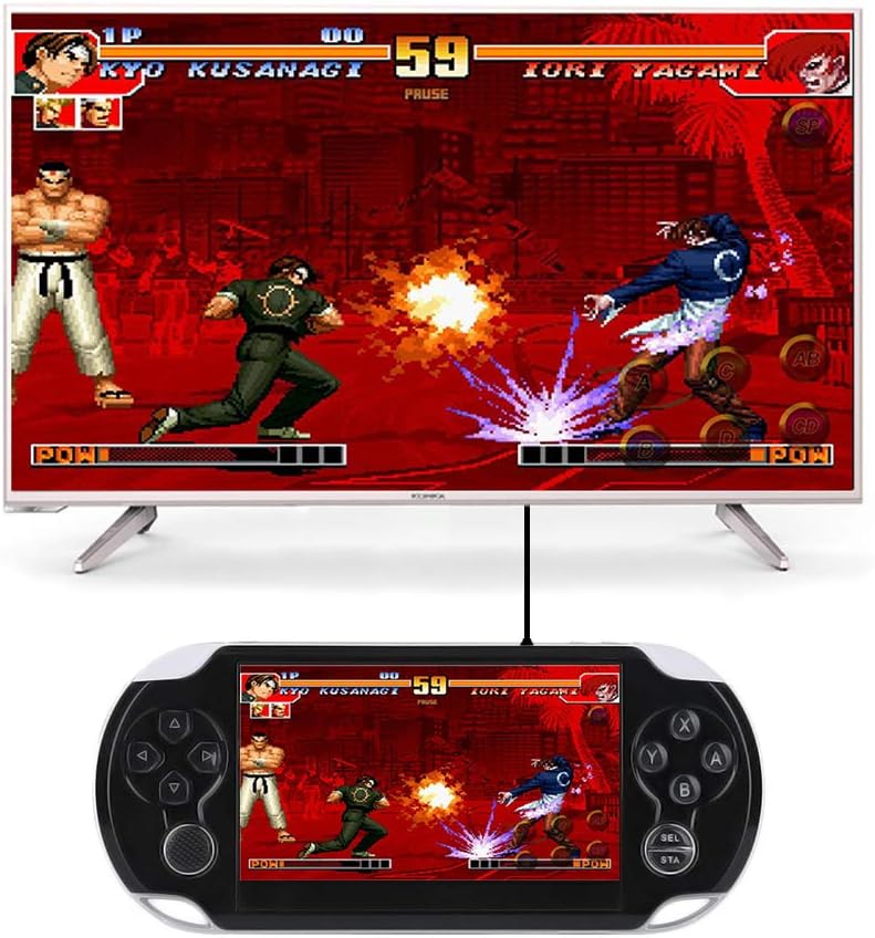 DREAMHAX Coolbaby Handheld Game Console with Free 10000 Games, Portable Video Games with 8GB + 32GB Storage, Classic Arcade Retro Game Player Gameboy Birthday Gifts Presents (4.3" Screen): Toys & Games