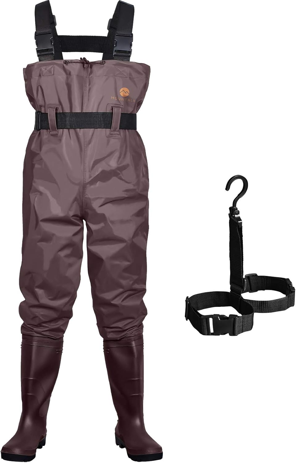 Mountalk High Chest Waders for Men with Boots, Womens/Mens/Youth Durable Waterproof Canvas Fly Fishing Waders with Boots - Also Use for Hunting, Waterworks : Sports & Outdoors