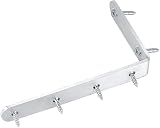 Yibaijia 4 Pcs Shelf Brackets L Shaped Steel Right Angle Wall Support Brackets view 3