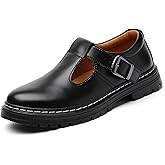 Women Mary Jane Shoes Soft Toe Non Slip Platform Casual Faux Leather Chunky Comfortable Dressy Oxfords Mary Janes Shoes