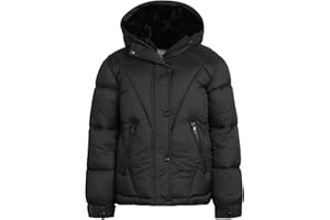 Steve Madden Girls' Winter Coat - Heavyweight Quilted Bubble Puffer Parka Ski Jacket with Faux Fur Lined Hood (Size: 4-16)