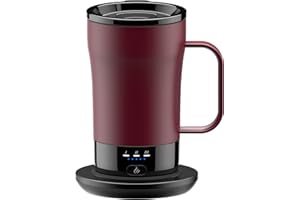 PUSEE Self-Heating Coffee Mug, 14oz Heated Coffee Mug - Rechargeable Temperature Control Coffee Mug Keep Coffee Hot, Smart Mug Great Gift for Coffee Lovers & Slow Sippers