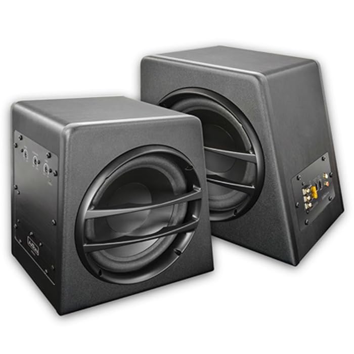 Buy Axton Active Subwoofer Box Reflex Subwoofer and Woofer Amplifier 2X