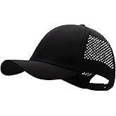 XXL Large Size Mens Quick Dry Baseball Cap Laser Cut Breathable Mesh Sport Cap Curved Brim Snapback Hat for Big Head
