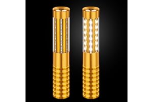 TTLYUGN 2 Pieces LED Strobe Baton Light Rechargeable Bottle Service Sparklers Stick Reusable Champagne Bottle Handheld LED for Club Stage Nightclub Party Concert Event Bar Outdoor - Gold