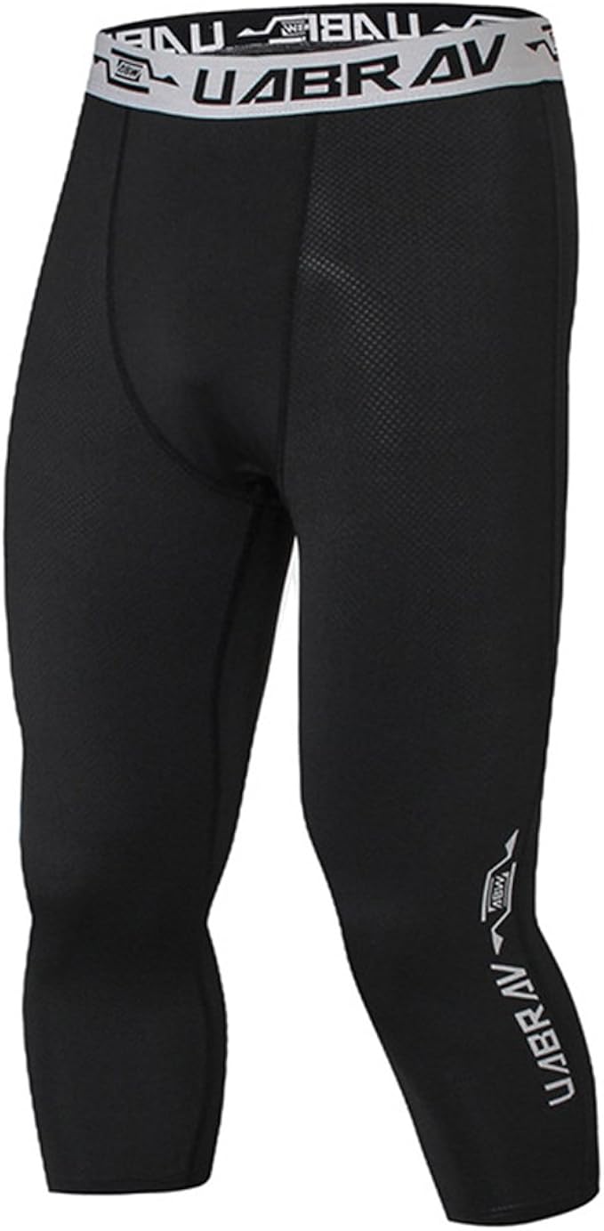 mens capri running tights