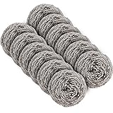 MR.SIGA Stainless Steel Scourer,Pack of 12,30g