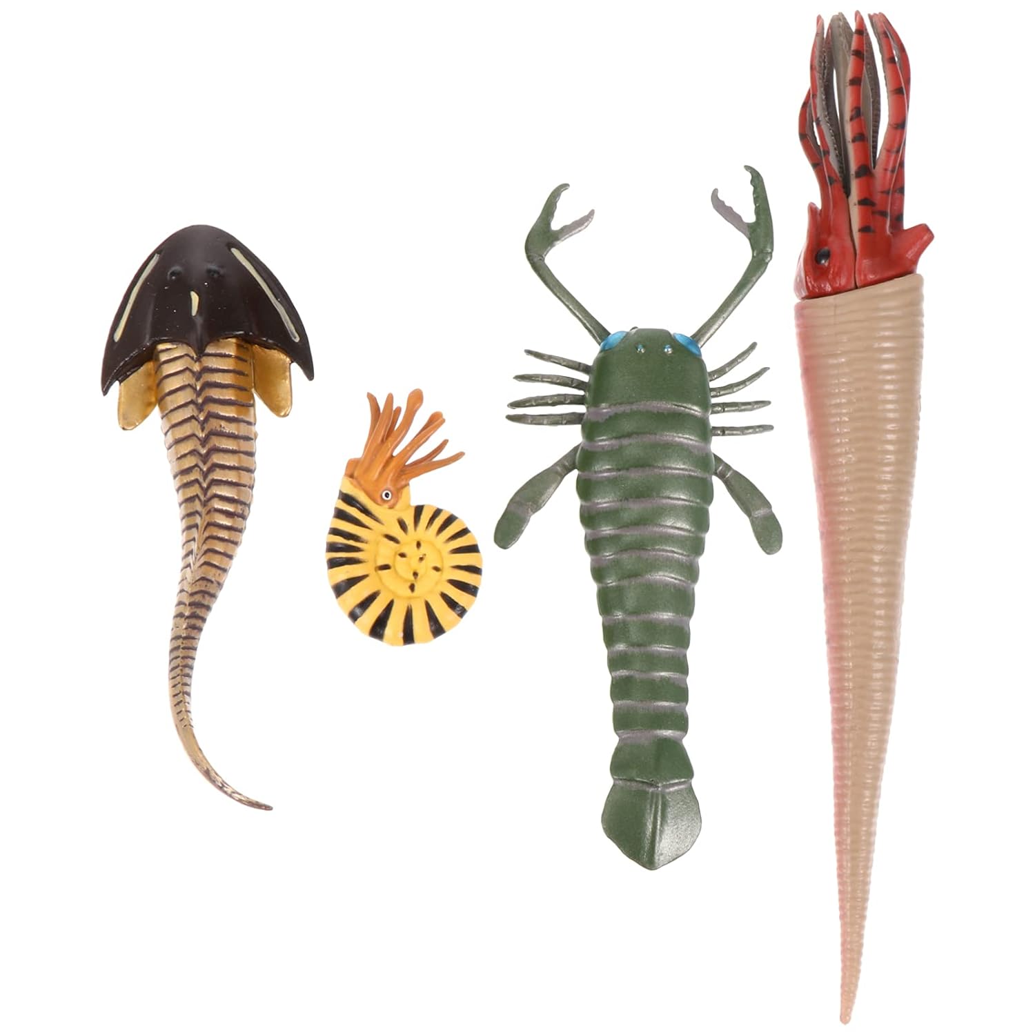 Toyvian 4pcs Sea Animal Toys Ancient Marine Life Figurines Ocean