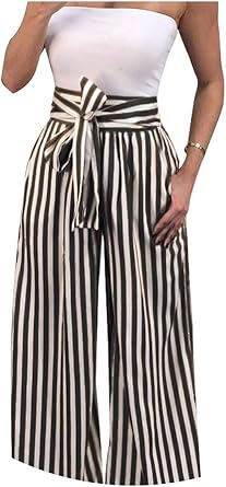 long striped pants