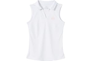 Willit Girls' Sleeveless Polo Shirts Golf Tennis Polo Lightweight Shirts Quick Dry