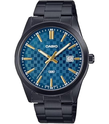 時計 CASIO 3-Hand Analog Watch Amazon.com: Casio MTP-VD03B-3A Men's Standard Black IP Stanless