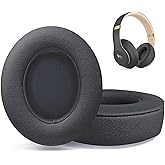 Replacement Ear Pads for Beats Studio 2 & Studio 3 Wired & Wireless Headphones Cushions withSoft Protein Leather, Noise Isolation Memory Foam(Titanium Grey)