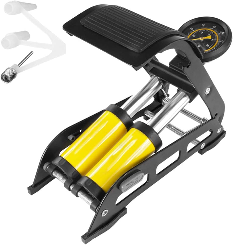 LHYCM Bomba De Bicicleta con Manómetro,