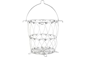 EASIBBQ Turkey Fryer Basket for Char-Broil Big Easy Oil-Less, Standard Basket Replacement Part 6776791W06 for CharBroil Big Easy Oil-Less Turkey Fryer Model #17102065 24102165 14101480