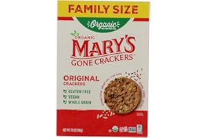 Marys Gone Crackers Organic Original Family Size Crackers, 7 Oz