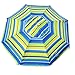 Snail 6 ft Outdoor Tilting Beach Umbrella Sun Shade for Fishing Sports Camping, Silver Coating Inside UV Protection, Aluminum Pole & Fiberglass Ribs, Carry Bag Included