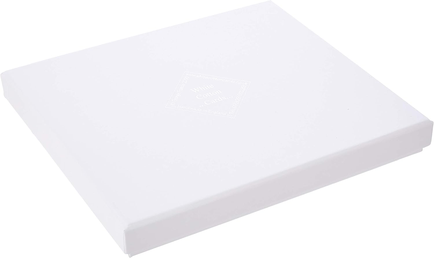 White Cotton Cards ‘Memories of Our Anniversary' Pink Flowers Design, Guest Book (AG3) - Image 3
