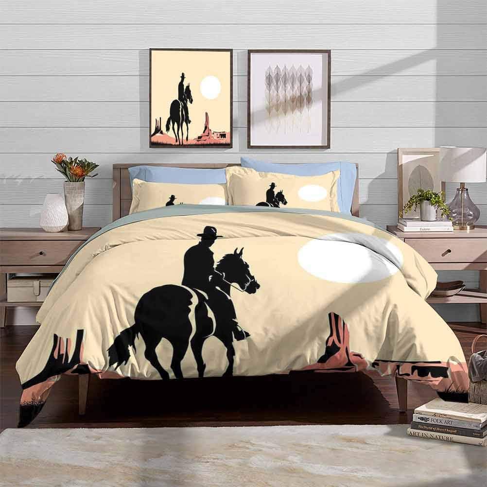 vsunburst Bedding Duvet Cover Set Western Girls Duvet Cover