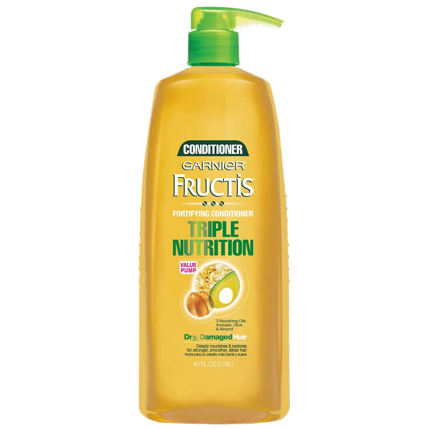Amazon Com Garnier Fructis Triple Nutrition Conditioner Dry To