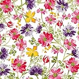 Dining Collection Decorative Paper Lunch Napkins - Floral Fantasy