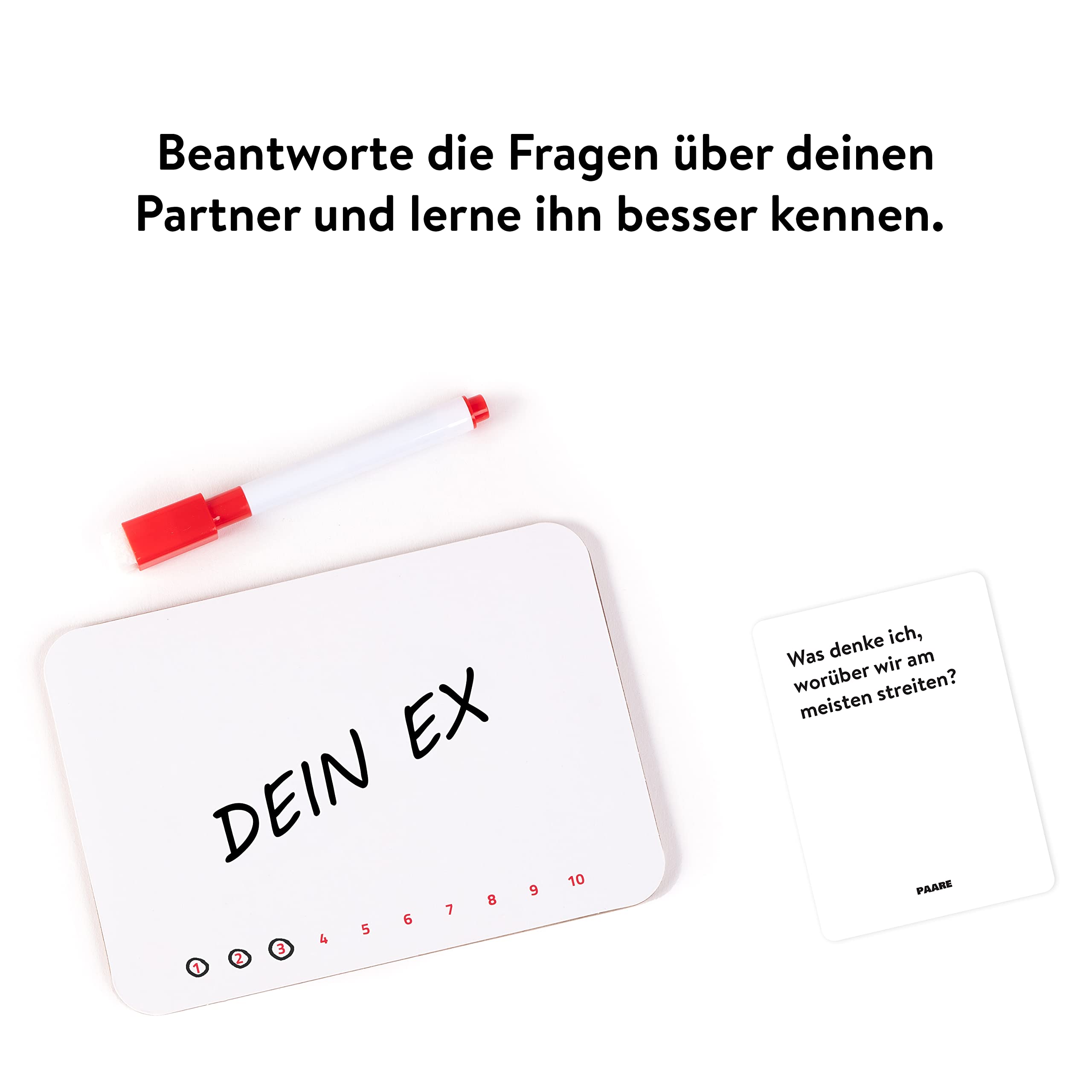 The World Game | Kennst du Mich Paare - Wie gut kennst du deinen Partner - Fragenspiel und Kartenspiel für Paare auf Deutsch, 150 Fragen, für 2-6 Spieler, Idee für Valentinstag oder Jahrestag 3