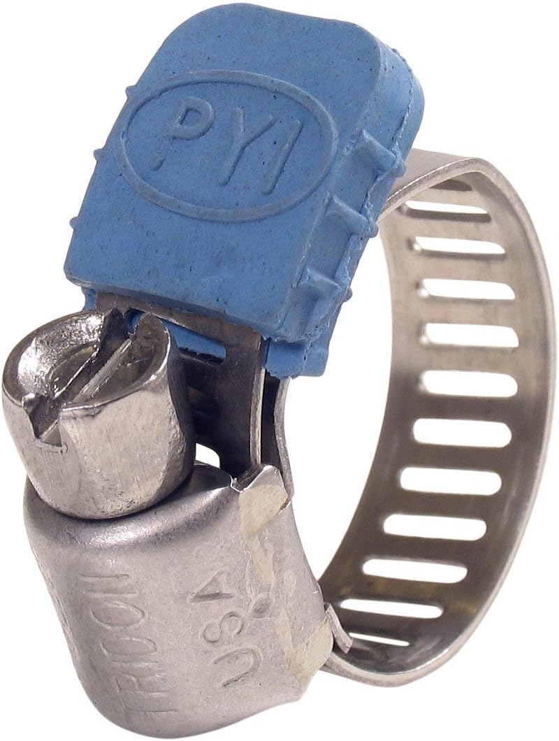 Clamp Jacket Hose Clamp Protectors Blue (100 Pack), Blue