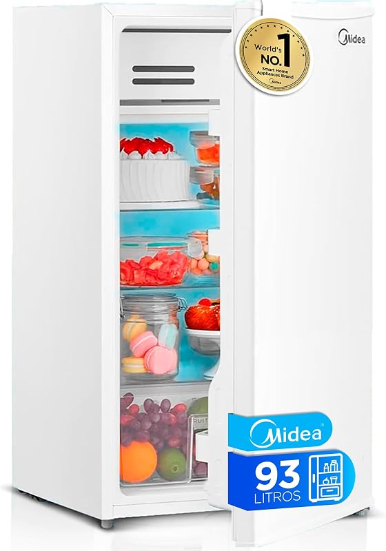 Frigorífico Pequeno 93 L | 84 cm x 54 cm | Silêncio 39 dB | Baixo Consumo