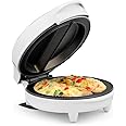 Holstein Housewares - Non-Stick Omelet & Frittata Maker, White/Stainless Steel - Makes 2 Individual Portions Quick & Easy