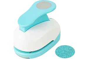 QIQQIKIN 1.18 inch Circle Punches 30mm Hole Punch Circle Cutter for Paper Crafts Scrapbooking Handmade Paper Punch Paper Circ