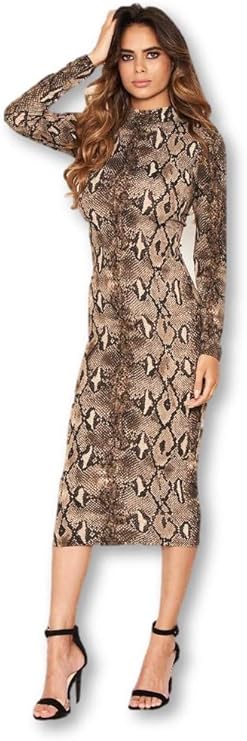 ax paris snake print dress