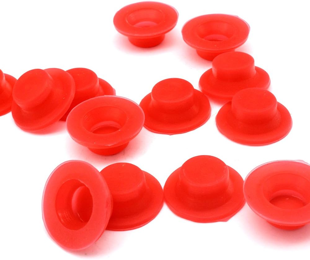 YEBODA Grolsch Gaskets Silicone Seal For Ez Cap Swing Flip Top Bottle Home Brew Beer Kombucha Kefir Soda Bottles 50Pack (Red)
