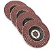 Grinding Wheels – Flap Grinding Wheels For Angle Grinder – 5 Piece Ideal Grinding, Polishing, Rust Removing Size 4 1/2” X 7/8 Aluminum Oxide: #80 Grit, By Katzco
