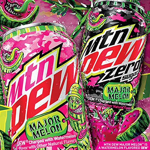 Mountain Dew, MTN Original and Major Melon Variety Pack 12oz Cans Pack