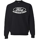 Tee Hunt Ford an American Classic Crew Neck Sweatshirt Ford Truck Licensed