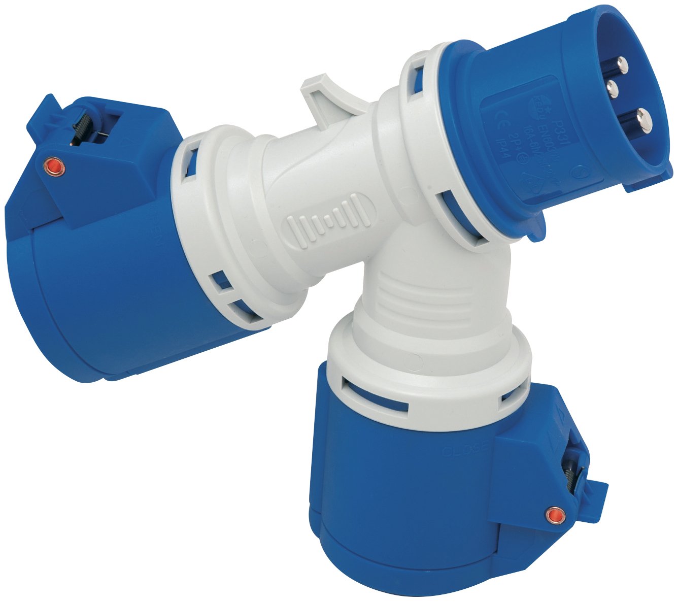 Brennenstuhl 1081582 Distributor to 2 CEE sockets IP 44, 230V/16A