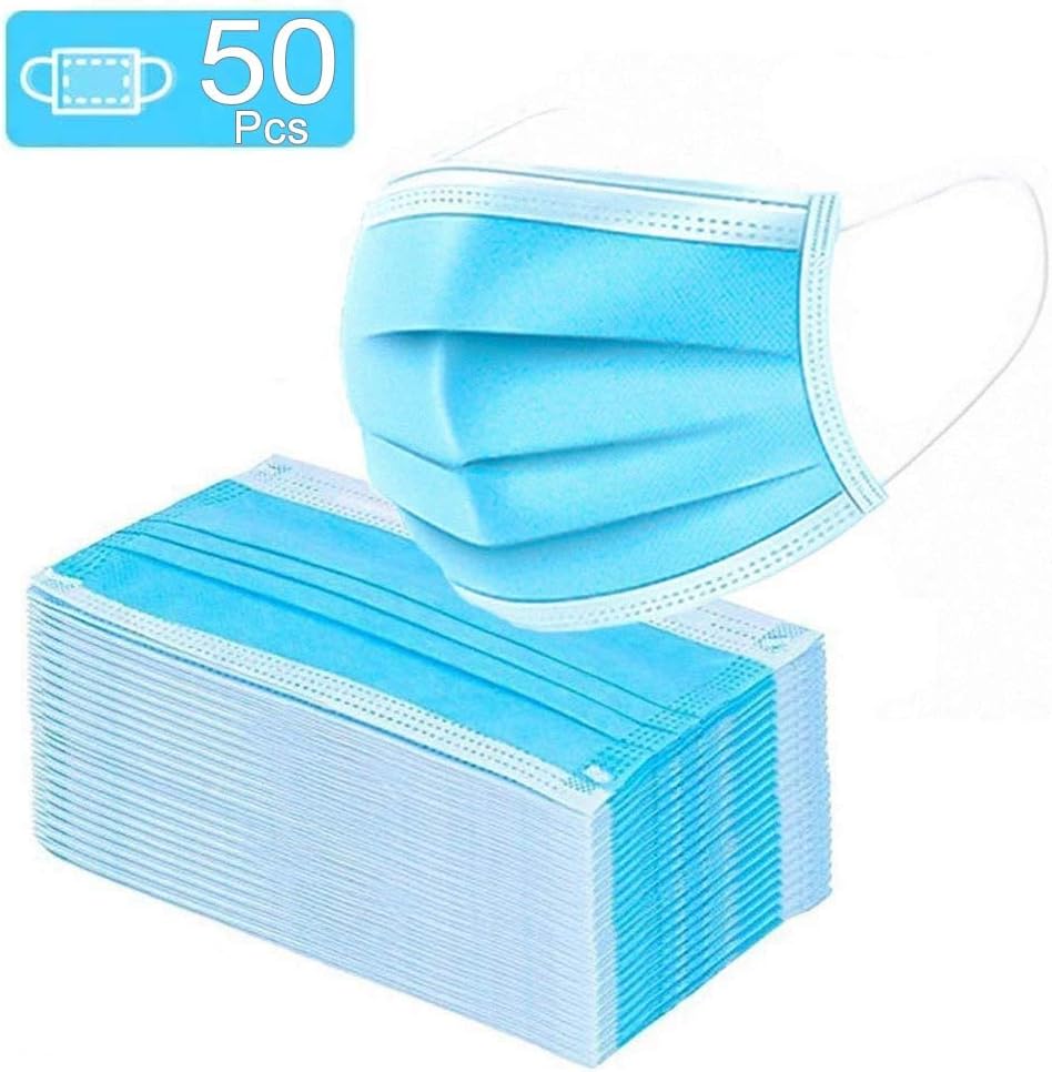 Aumacom GUOHENG MASK (50 pcs) Three Layer Non-Woven Fabric + melt Blown Fabric