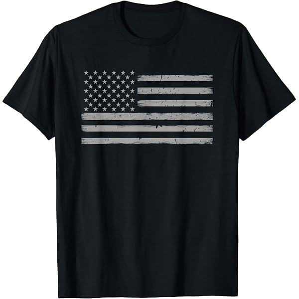 Thin Blue Line Flag T-Shirt - Patriotic American Flag Shirt, Support Law Enforcement, Tactical Pro Supply - View #6