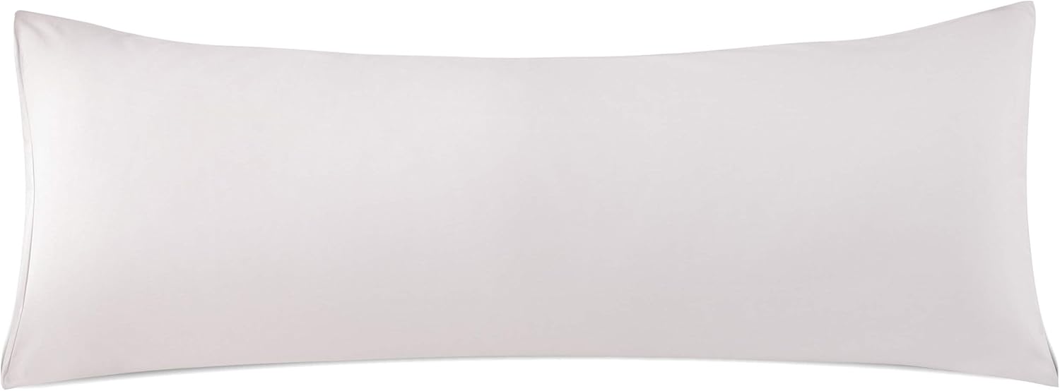 Linksh Body Pillow Pillowcase,Brushed Microfiber Body Pillow Cover - Envelope Closure, 20 × 54 Inch, White: Home & Kitchen