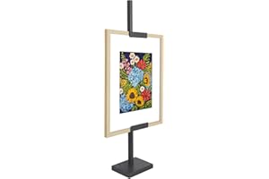 Americanflat Adjustable Tabletop Easel Stand for Picture Frames up to 28" - Ideal Picture Frame Stand for Art, Signs, or Phot