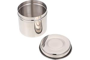COHEALI Stainless Steel Container Stainless Steel Rustproof Dressing Jar Unguent Storage Can Gauze Holder for Hospital Coffee Container