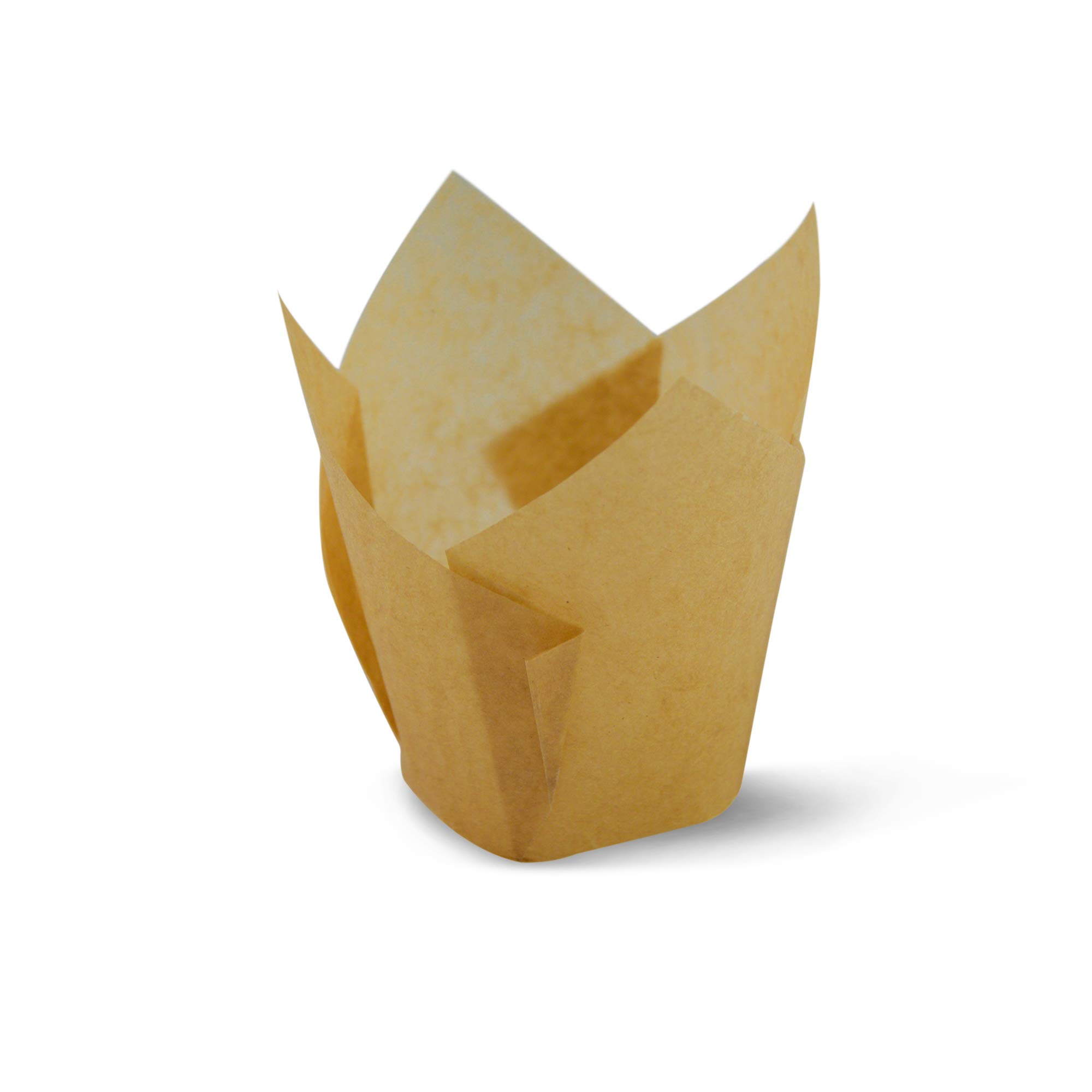 Unbleached Tulip Baking Cups Cupcake Liners Muffin Liners Greaseproof Paper 100