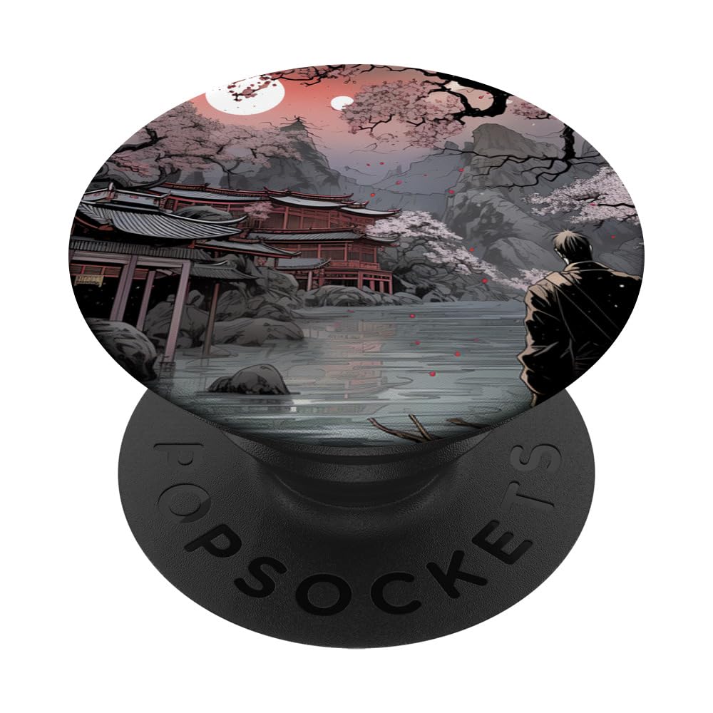 Whispers of the Blossom Grove A Cherry Blossom Comic Epic PopSockets Swappable PopGrip