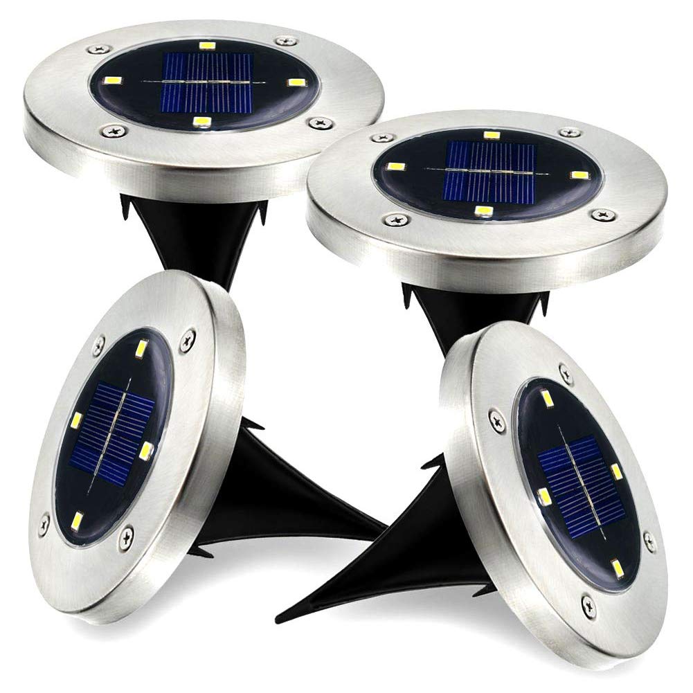 Outdoor Solar Led Puck Lights Outdoor Lighting Ideas