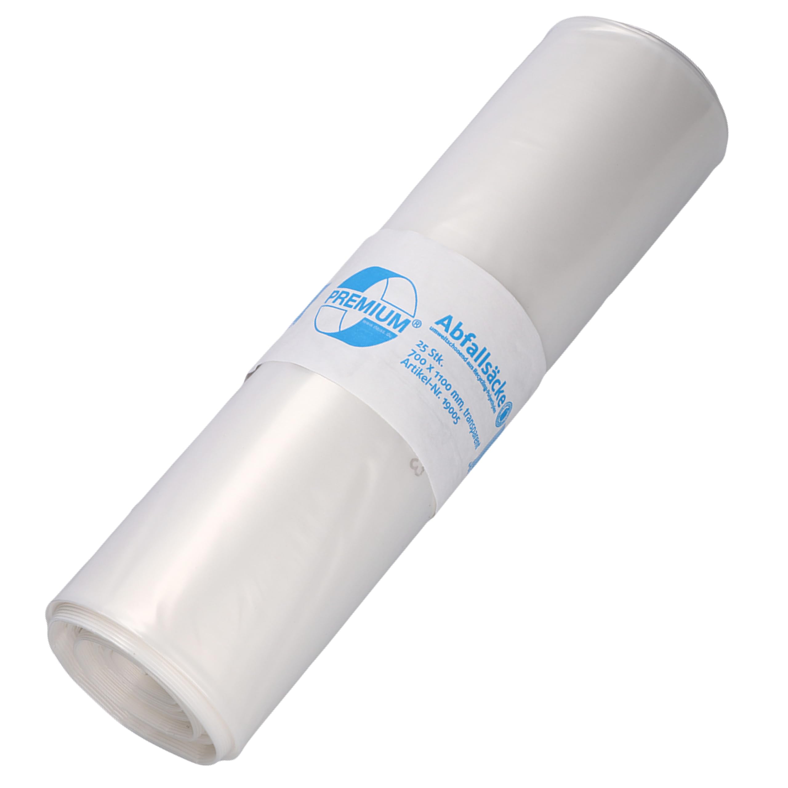 Deiss Premium Bin Bags Transparent 70 µm 120 L