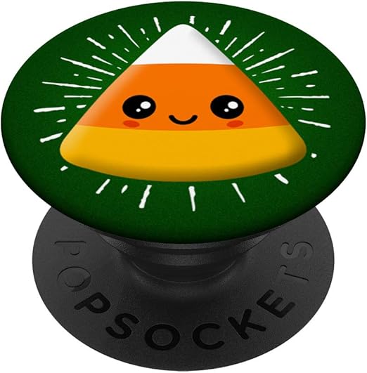 Amazon Com Cute Kawaii Halloween Gifts For Kids Adults Green Candy Corn Popsockets Grip And Stand For Phones And Tablets