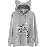 Fronage Teen Girls Hooded Sweatshirt Womens Long Sleeve Cute Hoodies Pullover Tops