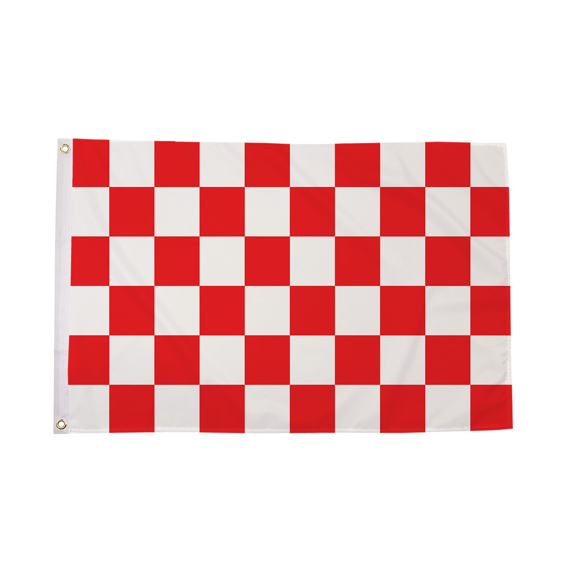 Flagtex Checkered Flag Red White Large 8ft x 5ft (240cm x 150cm) - Giant Racing Flags for Motorsport, Extra Large Team Flags for Events, Racing Decorations — image 1