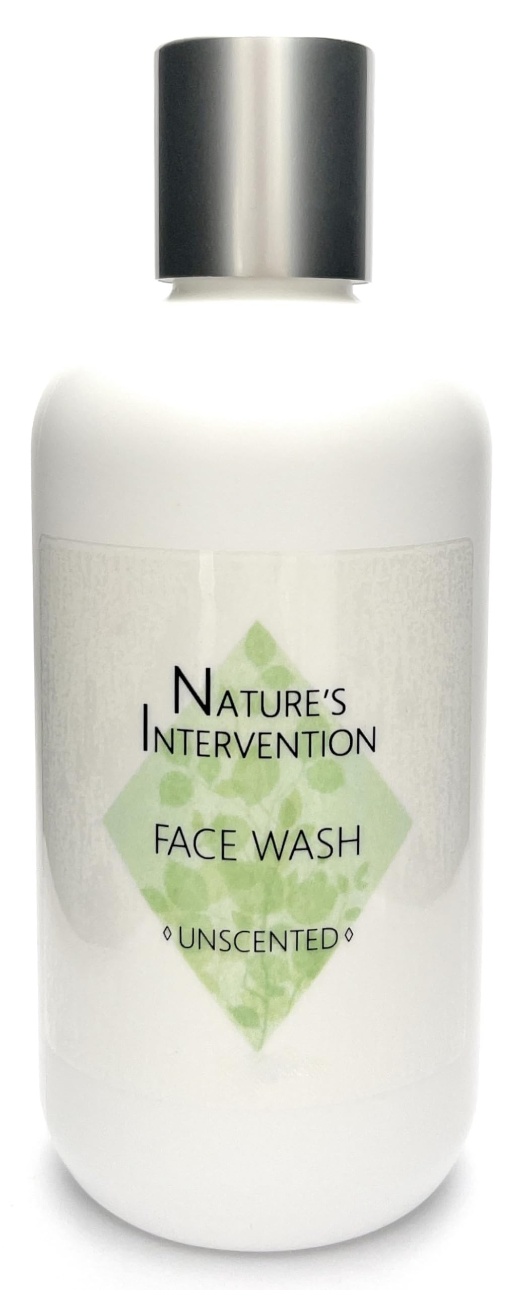 Nature's Intervention - Face Wash - 99% Natural - Unscented, Gentle Daily Cleansing. No Sulfates/Parabens, Soap-Free. pH 5.5 Balanced for Sensitive & Delicate Skin. 250ml